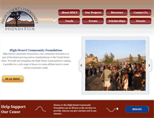 Tablet Screenshot of hdcfoundation.org